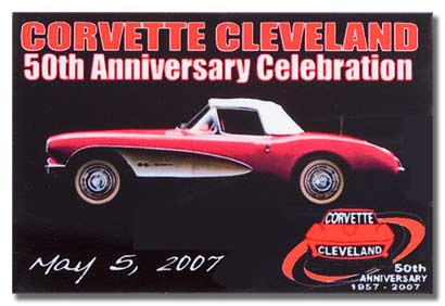 Corvette 50th Anniversary Dash Plaque