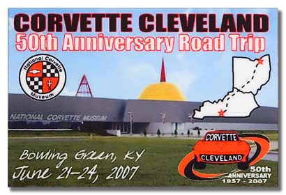 Corvette Museum Dash Plaque