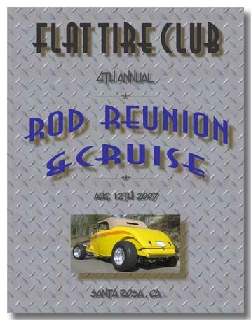 Flat Tire Club Dash Plaque