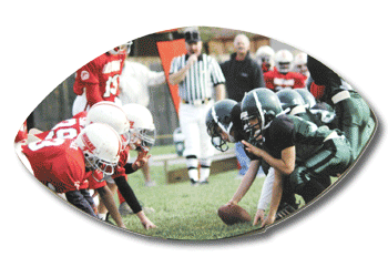 Football Shaped Award Plaque